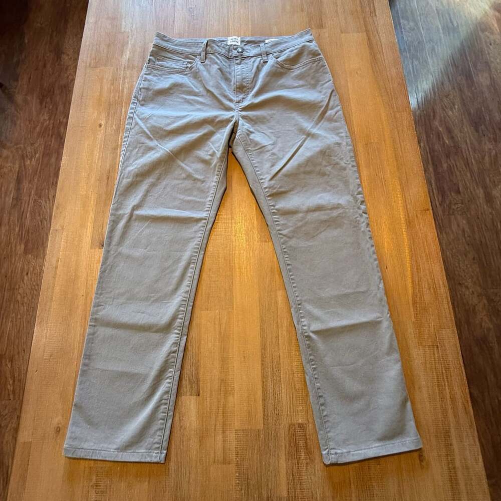 Flint and Tinder Straight Fit Grey Pants 34x30
